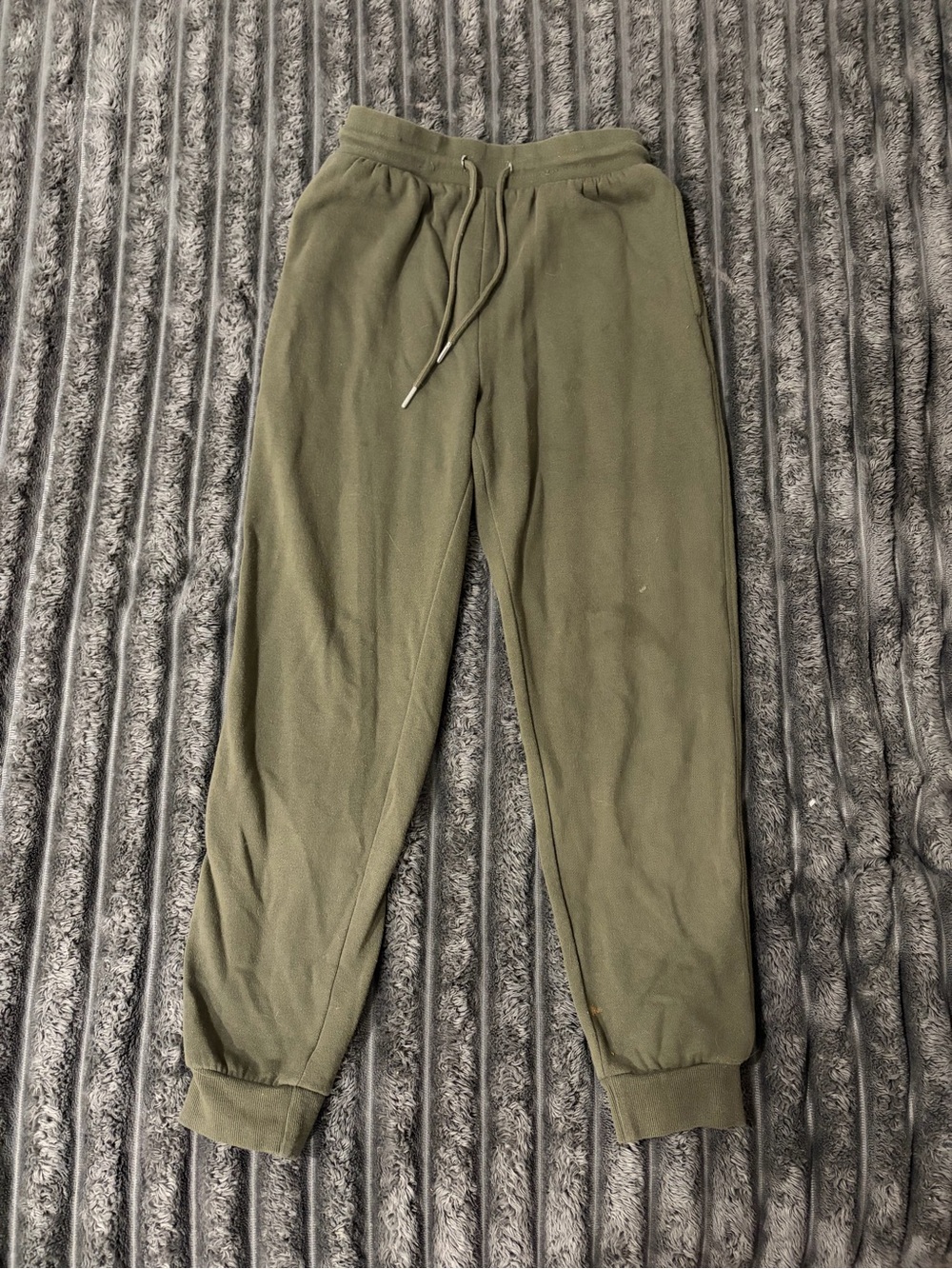 Garage Olive Green Sweatpants with Drawstring